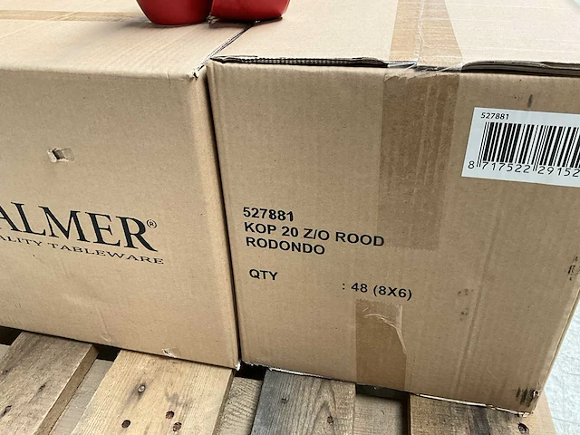 Palmer rodondo kopje met blaadjes motief (234x) - afbeelding 7 van  7