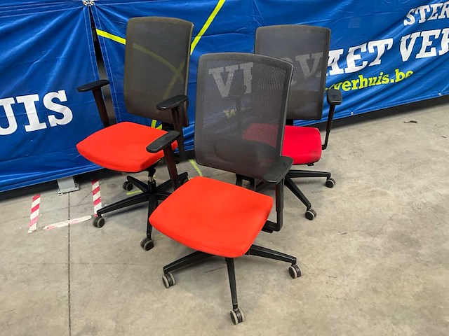 Pami viasit ergonomische bureaustoel (3x) - afbeelding 1 van  5