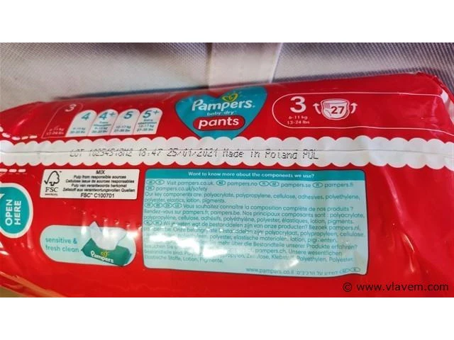 Pampers baby-dry pants 3,1 pack - afbeelding 3 van  3
