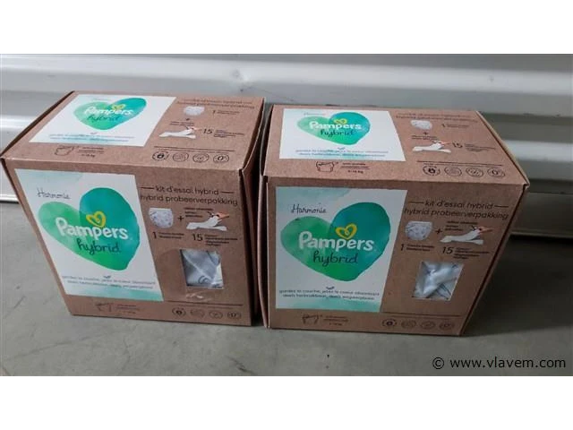 Pampers harmonie hybrid wasbare luiers pakket,14 pakken - afbeelding 1 van  5