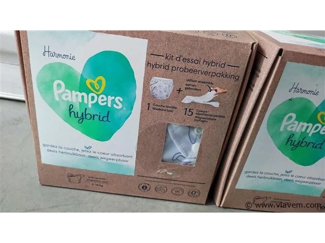 Pampers harmonie hybrid wasbare luiers pakket,14 pakken - afbeelding 2 van  5