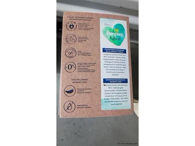 Pampers harmonie hybrid wasbare luiers pakket,14 pakken - afbeelding 3 van  5