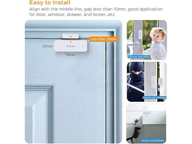 Panamalar intelligente raamdeursensor - afbeelding 4 van  4