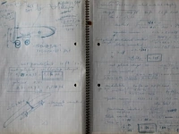 Panamarenko - flying objects - schetsboek 1971 - afbeelding 1 van  9