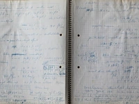 Panamarenko - flying objects - schetsboek 1971 - afbeelding 5 van  9