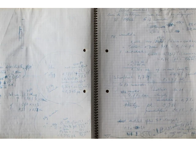 Panamarenko - flying objects - schetsboek 1971 - afbeelding 6 van  9