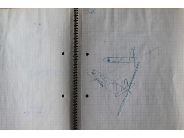 Panamarenko - flying objects - schetsboek 1971 - afbeelding 9 van  9