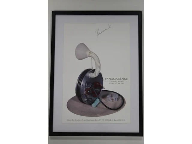 Panamarenko - gesigneerde poster - afbeelding 1 van  2