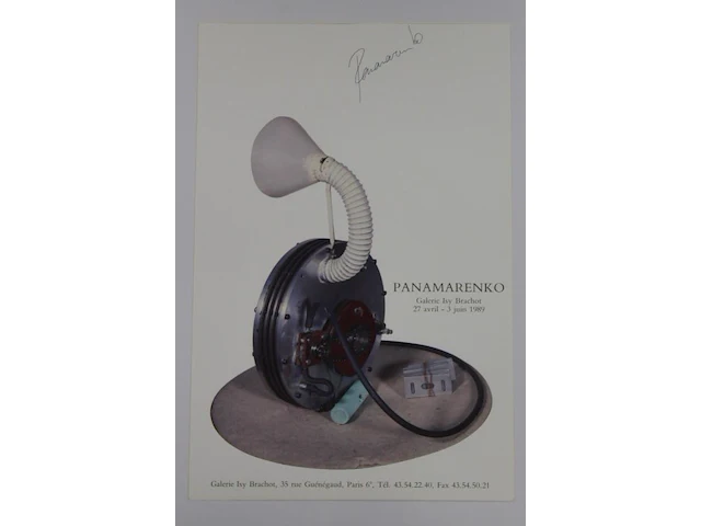 Panamarenko - gesigneerde poster - afbeelding 2 van  2