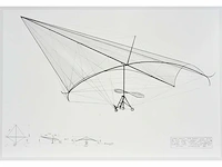 Panamarenko - mankrachtvliegtuig delta 'rogallo' - offset - afbeelding 1 van  5