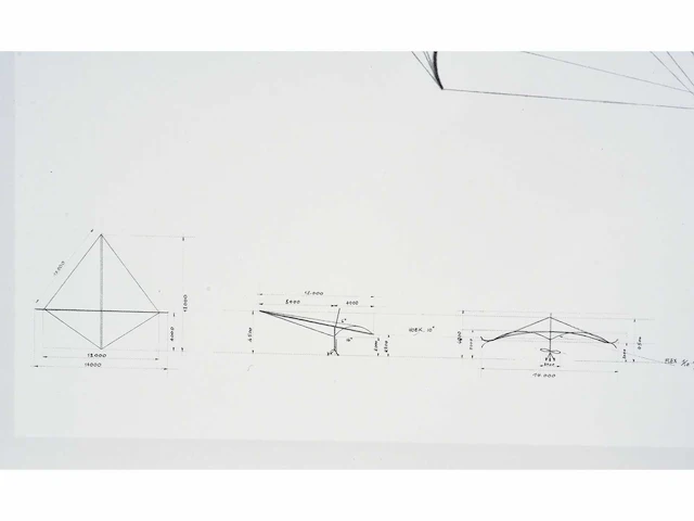 Panamarenko - mankrachtvliegtuig delta 'rogallo' - offset - afbeelding 5 van  5