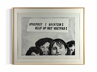 Panamarenko - opgepast bochten - gesigneerd en genummerd - afbeelding 1 van  3