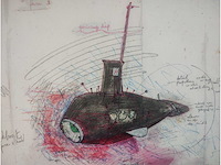 Panamarenko “duikboot fase 3” - afbeelding 1 van  1