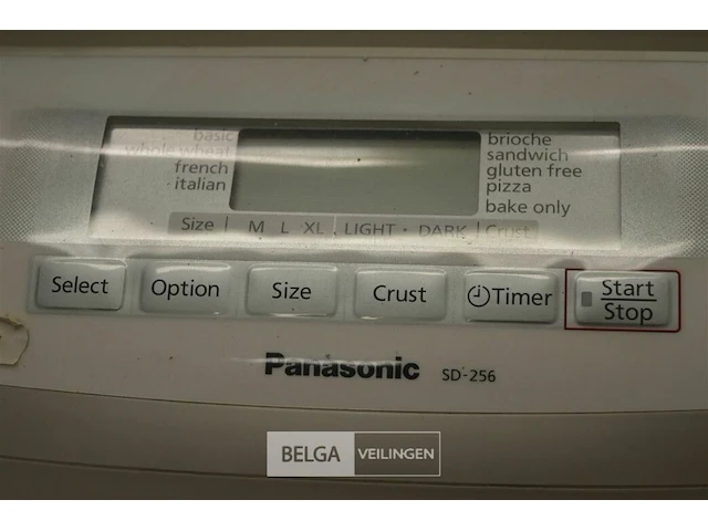 Panasonic broodmachine sd256 - afbeelding 2 van  3