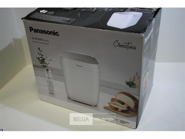 Panasonic croustina sd-zp2000wxe broodbakmachine - afbeelding 3 van  3