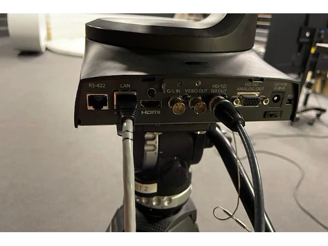 Panasonic hd integrated camera op sachter statief - afbeelding 5 van  7