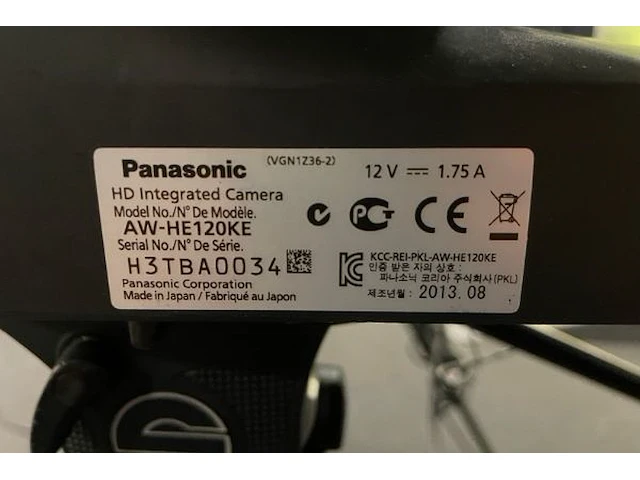 Panasonic hd integrated camera op sachter statief - afbeelding 6 van  7
