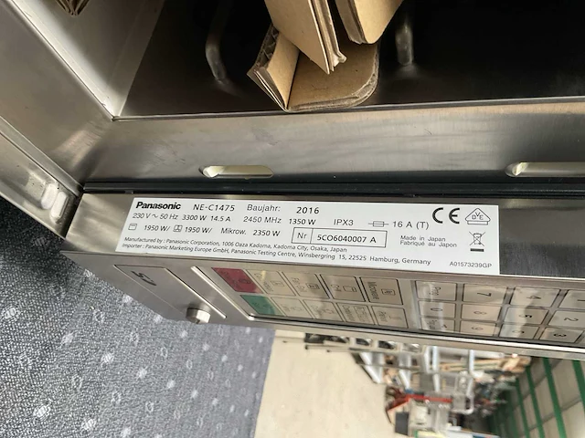 Panasonic ne-c1475 professionele combi magnetron - afbeelding 5 van  6