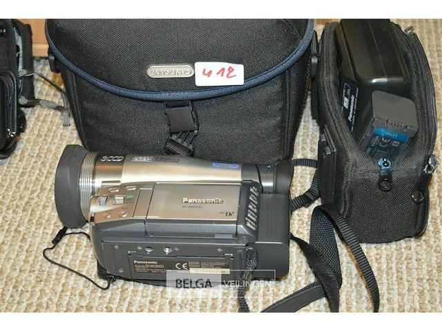 Panasonic nv-mx3000 digitale videocamera met tas - afbeelding 2 van  3