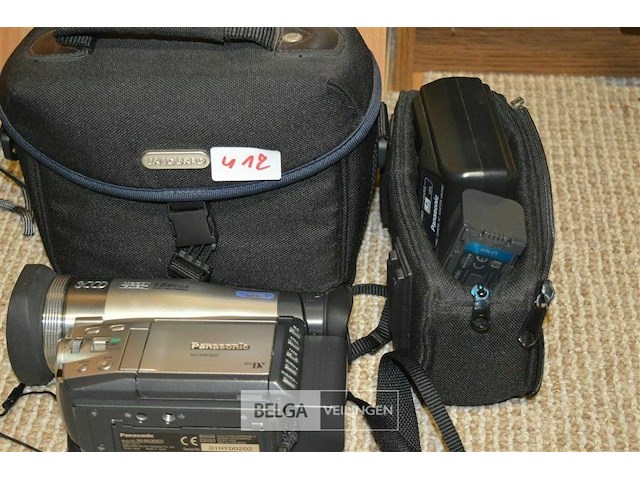 Panasonic nv-mx3000 digitale videocamera met tas - afbeelding 3 van  3