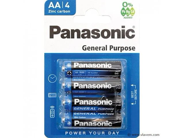 Panasonic r6 aa 192 stuks - afbeelding 1 van  1