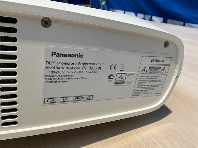Panasonic rx370 full hd projector - afbeelding 5 van  6