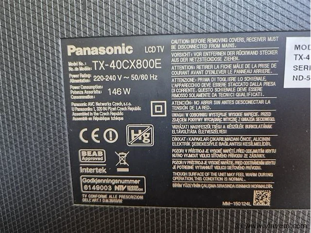 Panasonic schermdiagonaal 100cm getest - afbeelding 6 van  6