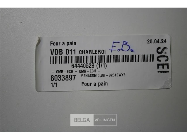 Panasonic sd-b2510wxe broodbakmachine - afbeelding 5 van  6