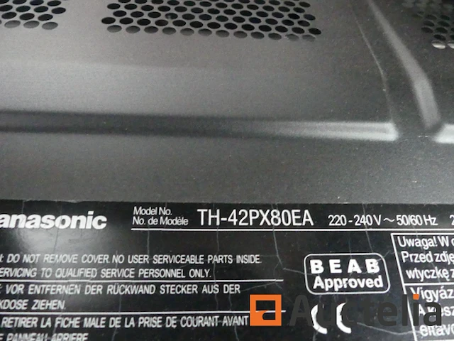 Panasonic viera th-42px80ea 42' tv - afbeelding 8 van  9