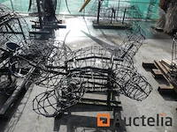 Panda-mozaïicultuur metalen structuur - afbeelding 6 van  6