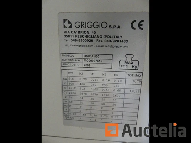 Paneelzaag griggio unica 500 - afbeelding 10 van  27