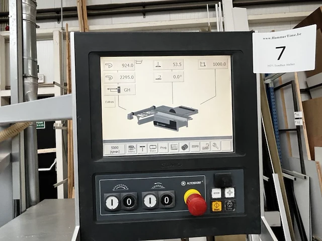 Paneelzaagmachine altendorf f45 elmo, bwj. 2011 - afbeelding 10 van  12