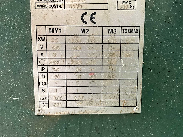 Paneelzaagmachine tornado ae320 - afbeelding 8 van  9