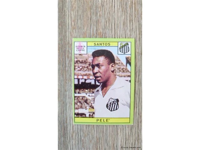 Panini - calciatori 1968/69- pelé (santos) - afbeelding 1 van  2