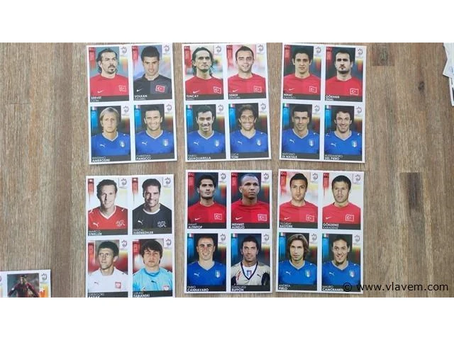 Panini euro 2008 -6 stickervellen - afbeelding 1 van  2