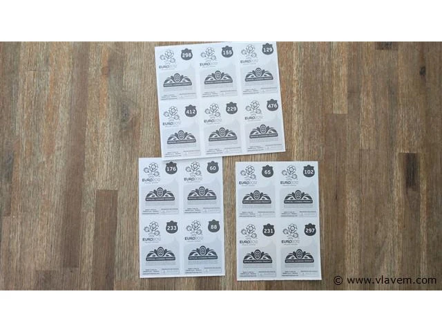 Panini euro 2012-3 stickervellen - afbeelding 2 van  2