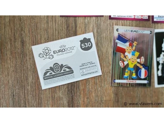 Panini euro 2012-64 losse stickers - afbeelding 1 van  2
