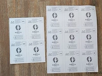 Panini euro 2016-2 stickervellen - afbeelding 2 van  2
