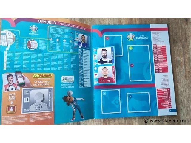 Panini euro 2020-leeg album - afbeelding 2 van  6