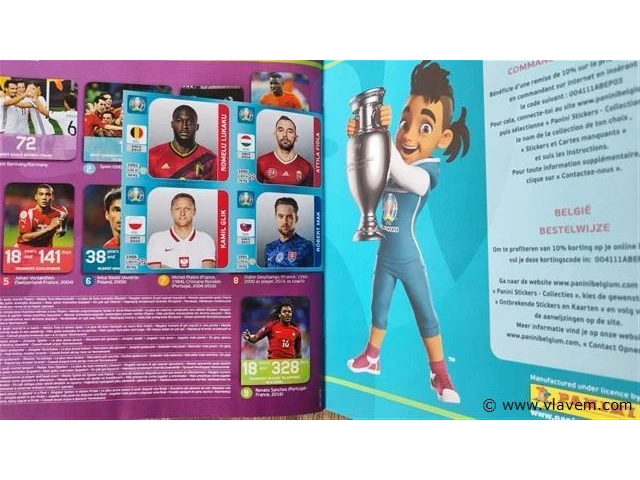 Panini euro 2020-leeg album - afbeelding 5 van  6