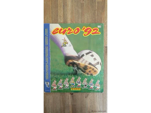 Panini euro 92 album compleet - afbeelding 1 van  10