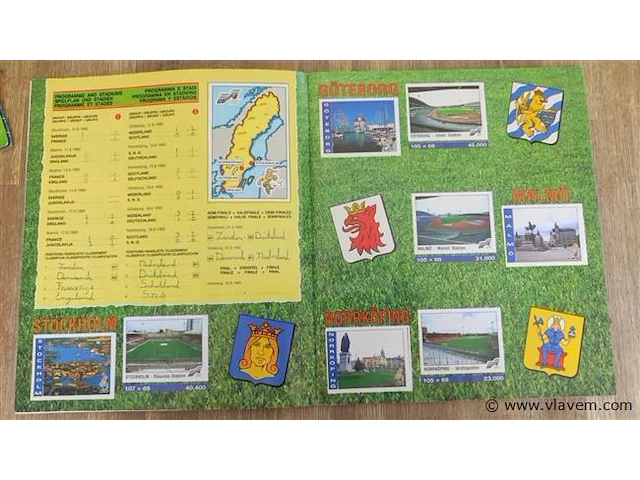 Panini euro 92 album compleet - afbeelding 5 van  10