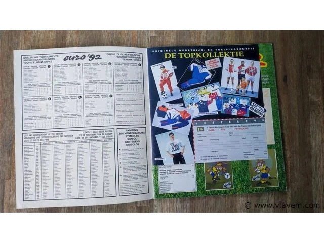 Panini euro 92-compleet album - afbeelding 2 van  9