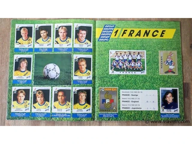 Panini euro 92-compleet album - afbeelding 6 van  9