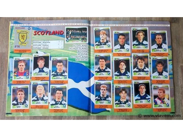 Panini euro 96- compleet album - afbeelding 5 van  10