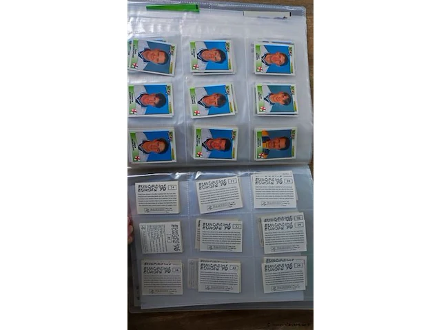 Panini euro 96-complete losse stickerset+leeg album+4 pakjes - afbeelding 10 van  10