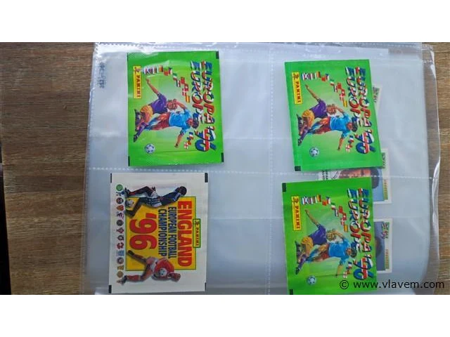 Panini euro 96-complete losse stickerset+leeg album+4 pakjes - afbeelding 1 van  10