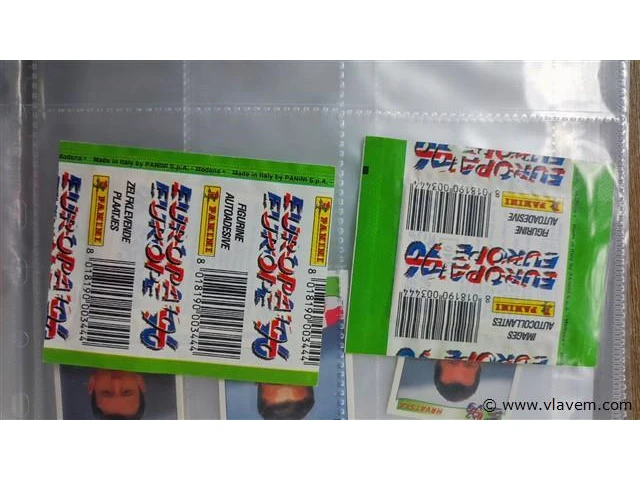 Panini euro 96-complete losse stickerset+leeg album+4 pakjes - afbeelding 2 van  10