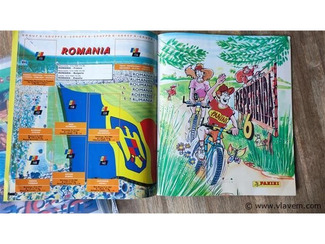 Panini euro 96-complete losse stickerset+leeg album+4 pakjes - afbeelding 5 van  10
