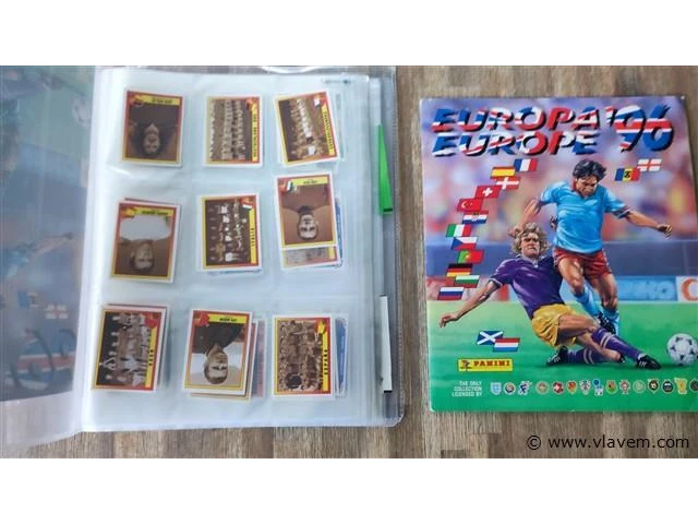 Panini euro 96-complete losse stickerset+leeg album+4 pakjes - afbeelding 6 van  10
